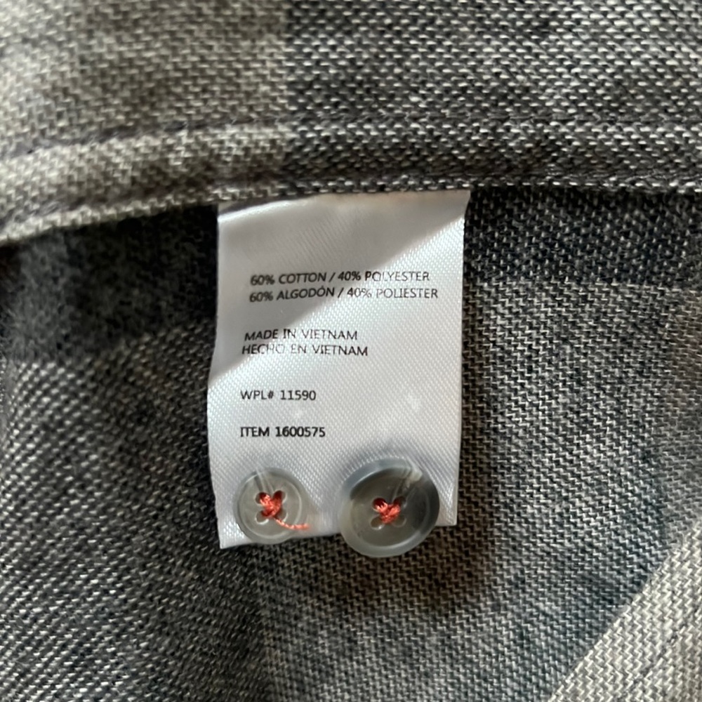 NWT Weatherproof gray casual button down | L - Picture 10 of 12